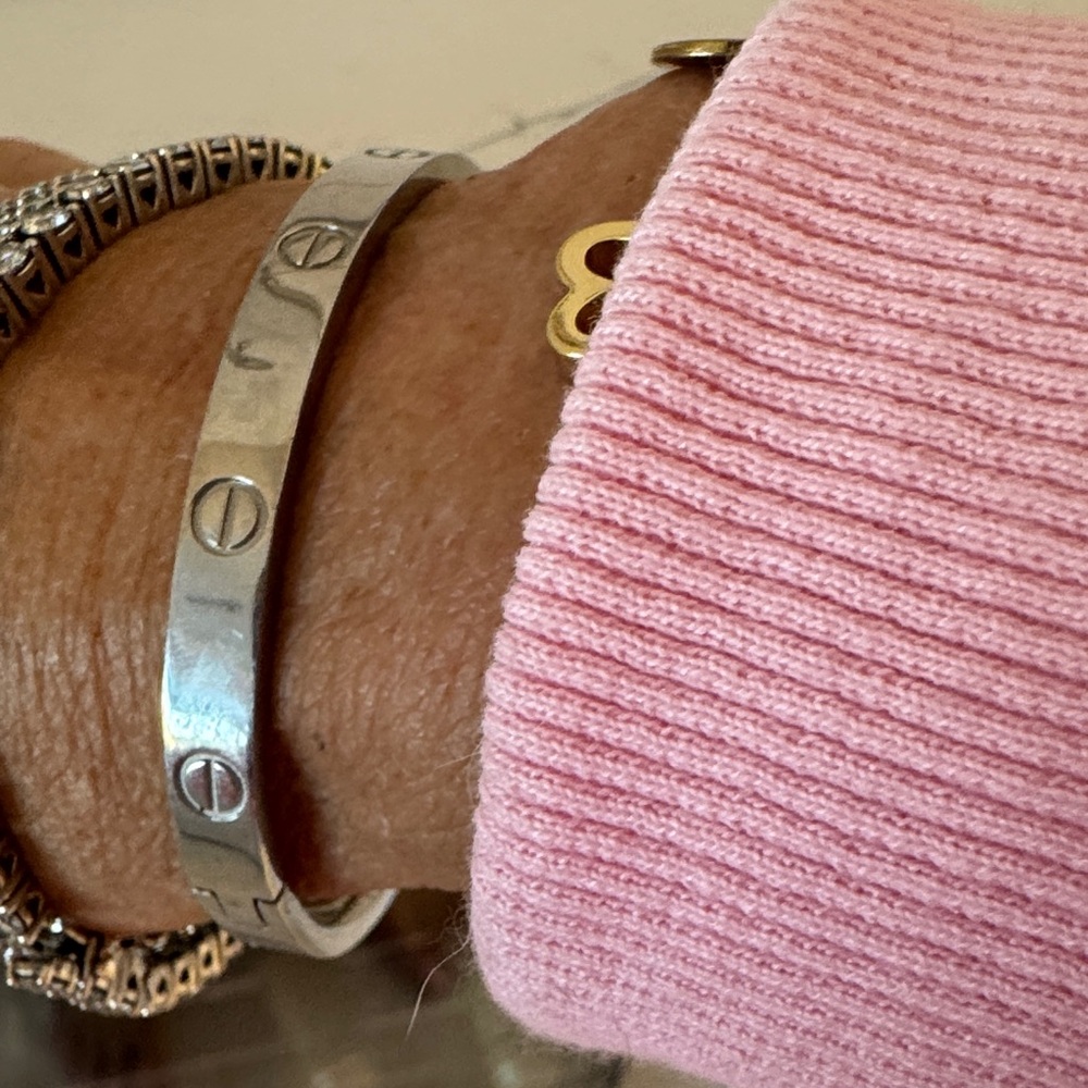 Silver Designer Inspired Bracelet - image 1